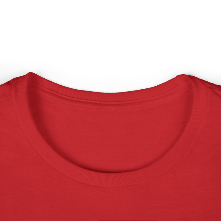 Close-up of a red shirt with a white background