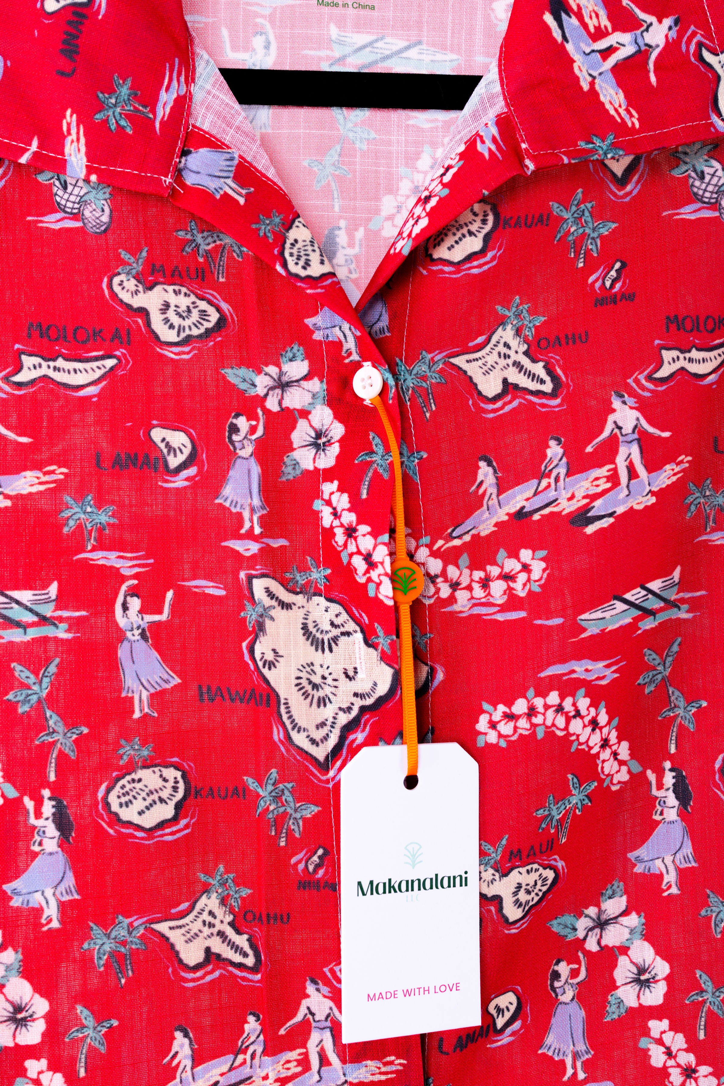 Slideshow of all the images of the red swim cover-up
